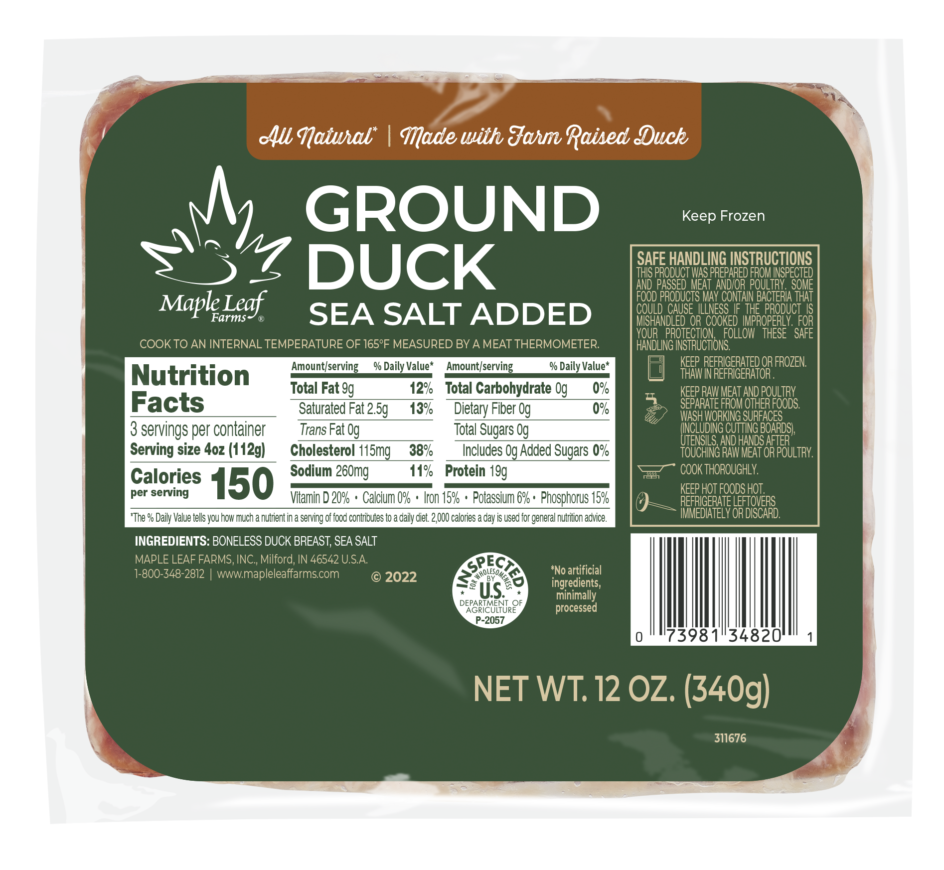 All Natural Ground Duck