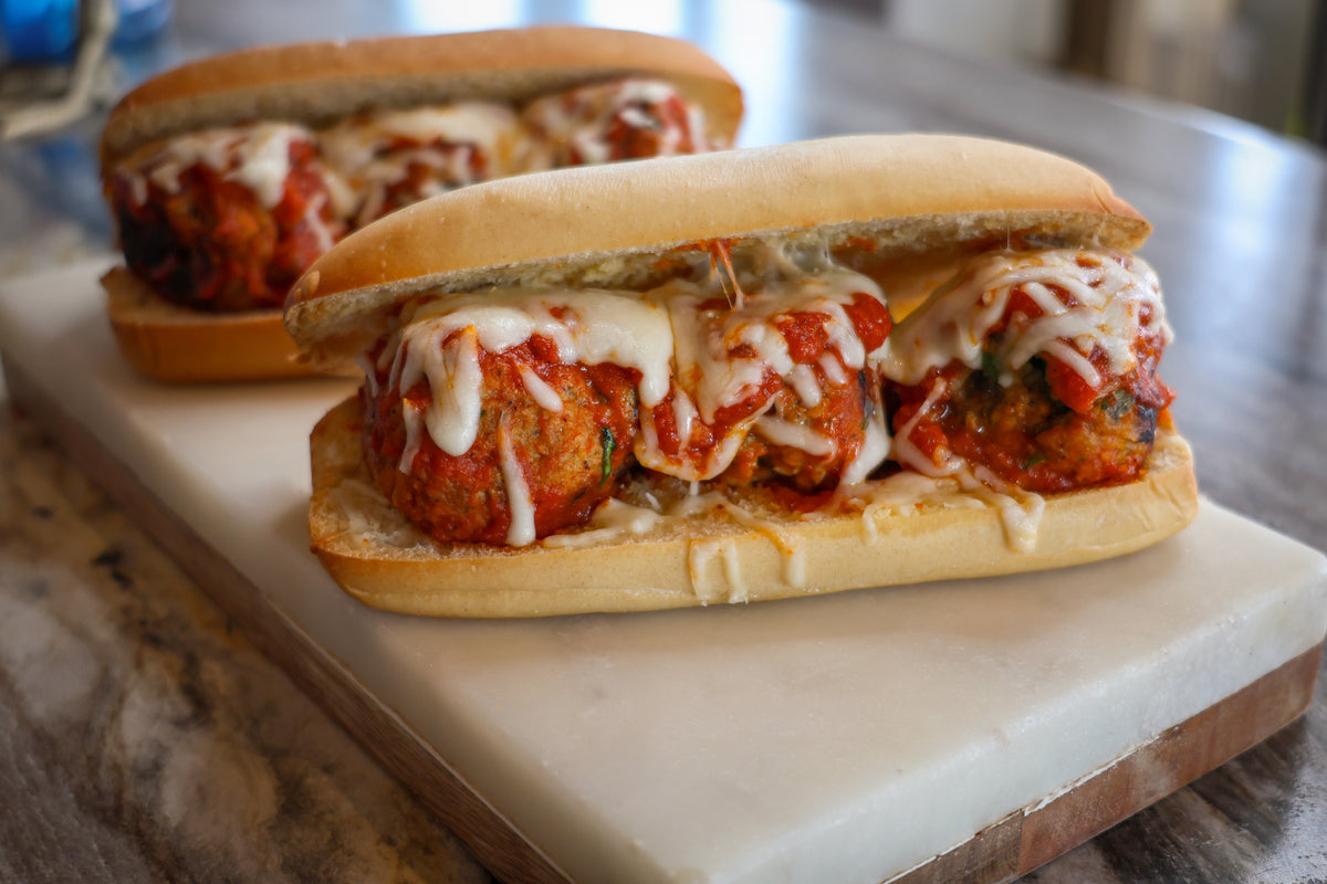 Duck Meatball Sub | Maple Leaf Farms